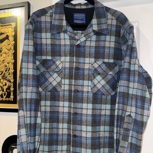 Pendleton Limited Edition Blue Plaid Shirt